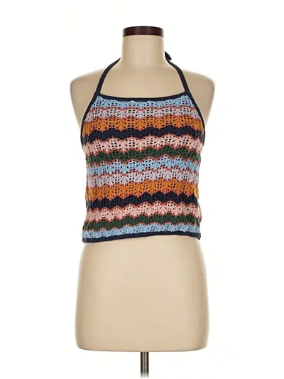 Pre-owned American Eagle Outfitters Sweater Vest In Orange