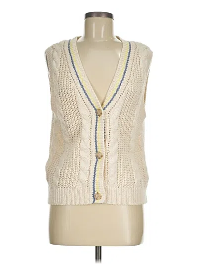 Pre-owned American Eagle Outfitters Sweater Vest In White