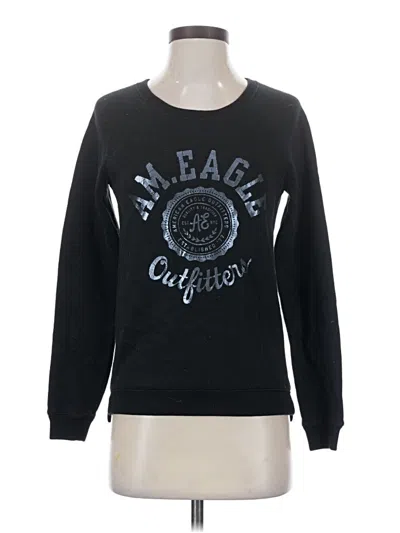 Pre-owned American Eagle Outfitters Sweatshirt In Black