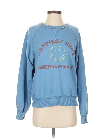 Pre-owned American Eagle Outfitters Sweatshirt In Blue