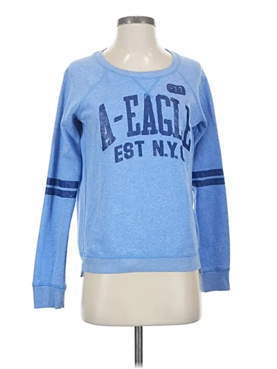 Pre-owned American Eagle Outfitters Sweatshirt In Blue