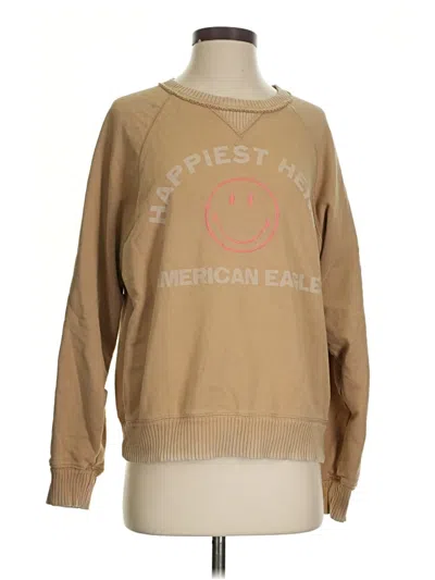 Pre-owned American Eagle Outfitters Sweatshirt In Brown