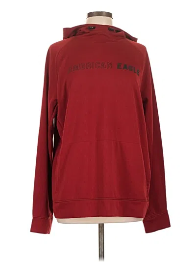 Pre-owned American Eagle Outfitters Sweatshirt In Burgundy