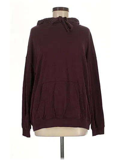 Pre-owned American Eagle Outfitters Sweatshirt In Burgundy