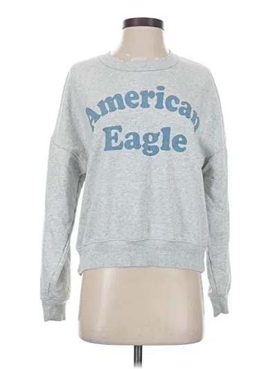 Pre-owned American Eagle Outfitters Sweatshirt In Gray