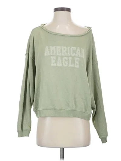 Pre-owned American Eagle Outfitters Sweatshirt In Green