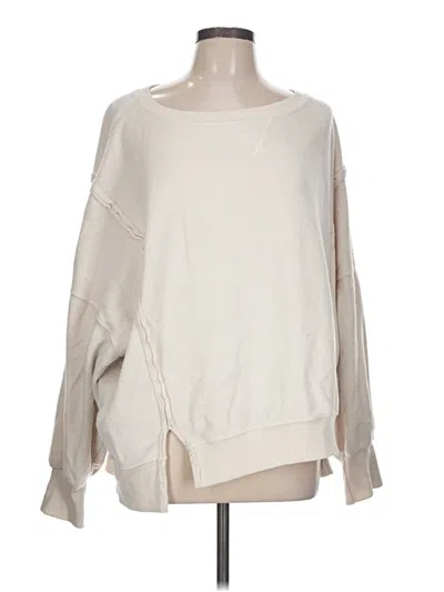 Pre-owned American Eagle Outfitters Sweatshirt In Ivory