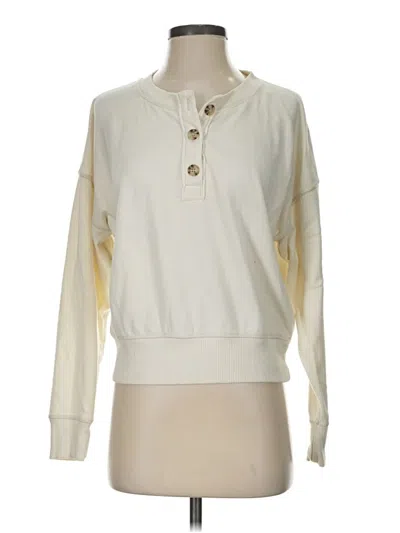 Pre-owned American Eagle Outfitters Sweatshirt In Ivory