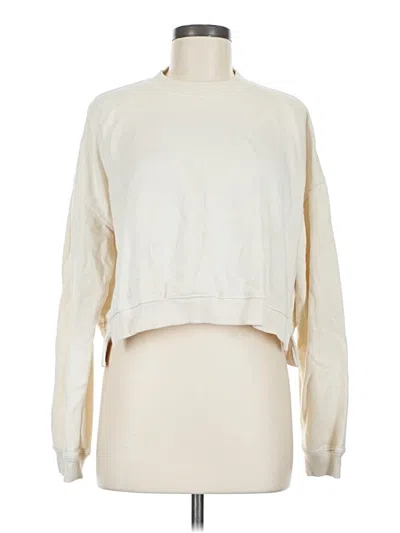 Pre-owned American Eagle Outfitters Sweatshirt In Ivory