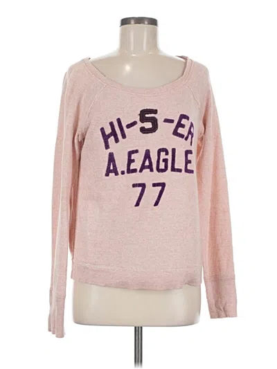 Pre-owned American Eagle Outfitters Sweatshirt In Pink