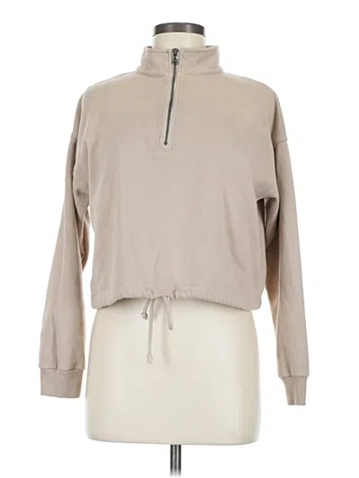 Pre-owned American Eagle Outfitters Sweatshirt In Tan