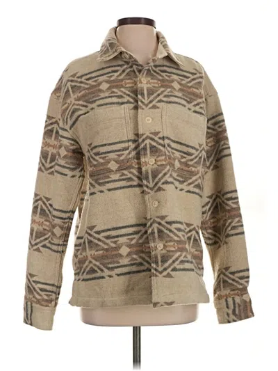 Pre-owned American Eagle Outfitters Sweatshirt In Tan