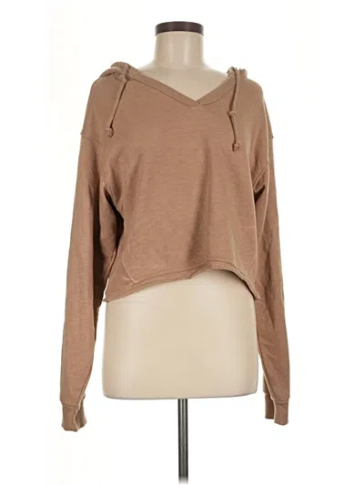 Pre-owned American Eagle Outfitters Sweatshirt In Tan