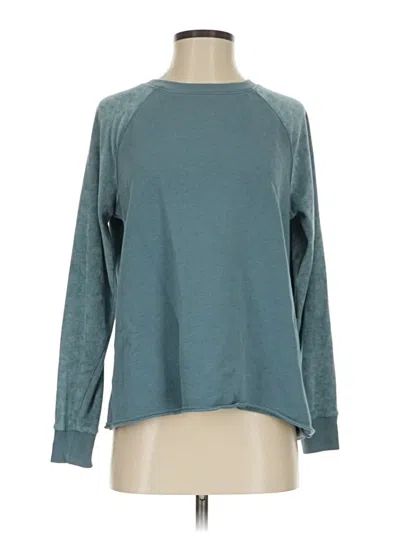 Pre-owned American Eagle Outfitters Sweatshirt In Teal