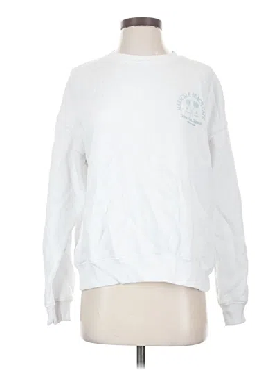 Pre-owned American Eagle Outfitters Sweatshirt In White