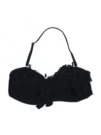 Pre-owned American Eagle Outfitters Swimsuit Top Black Swimwear