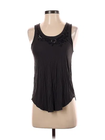 Pre-owned American Eagle Outfitters Tank Top Black Halter Neckline Tops