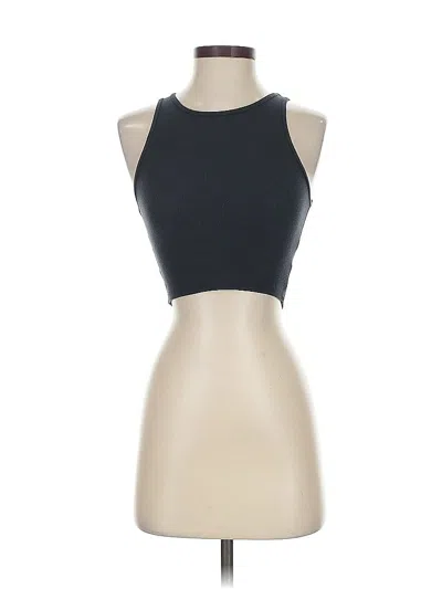 Pre-owned American Eagle Outfitters Tank Top Black Halter Neckline Tops