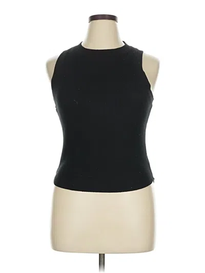 Pre-owned American Eagle Outfitters Tank Top Black Halter Neckline Tops