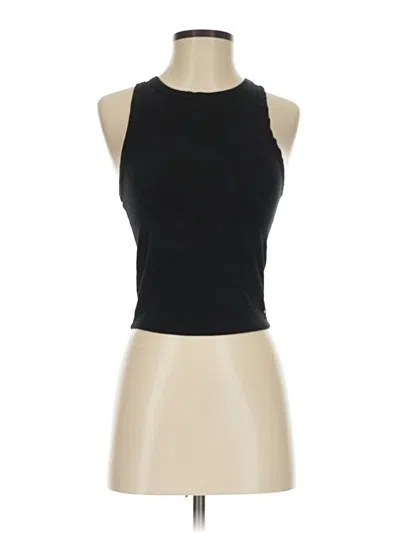 Pre-owned American Eagle Outfitters Tank Top Black Halter Neckline Tops