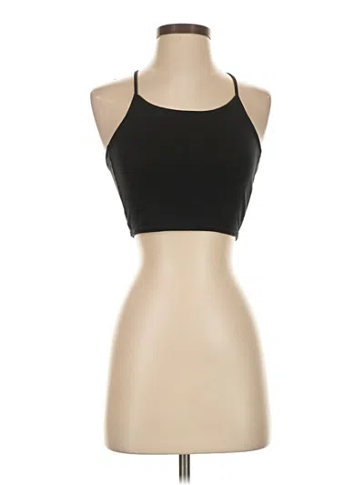 Pre-owned American Eagle Outfitters Tank Top Black Halter Neckline Tops