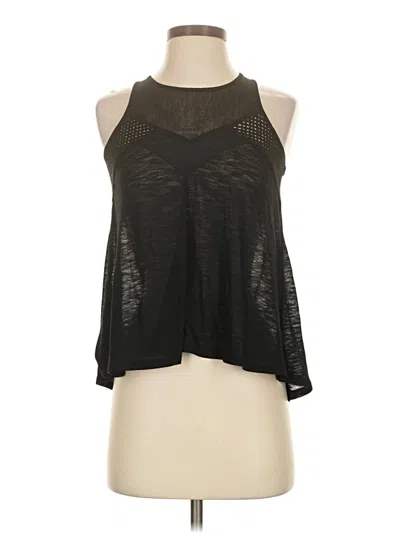Pre-owned American Eagle Outfitters Tank Top Black Halter Neckline Tops