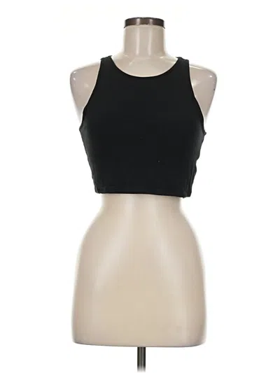 Pre-owned American Eagle Outfitters Tank Top Black Halter Neckline Tops