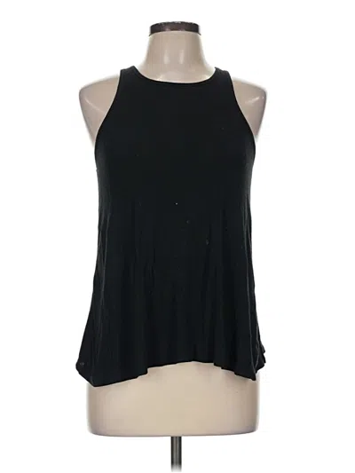 Pre-owned American Eagle Outfitters Tank Top Black Halter Neckline Tops