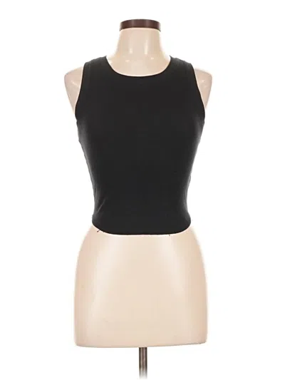 Pre-owned American Eagle Outfitters Tank Top Black Halter Neckline Tops