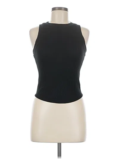 Pre-owned American Eagle Outfitters Tank Top Black Halter Neckline Tops