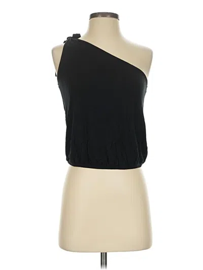 Pre-owned American Eagle Outfitters Tank Top Black One Shoulder Neckline Tops