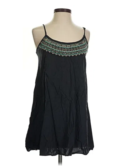 Pre-owned American Eagle Outfitters Tank Top Black Scoop Neck Tops