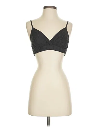 Pre-owned American Eagle Outfitters Tank Top Black Strapless Neckline Tops