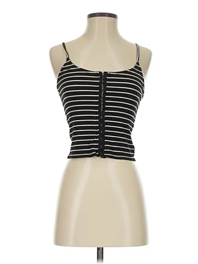 Pre-owned American Eagle Outfitters Tank Top Black Strapless Neckline Tops