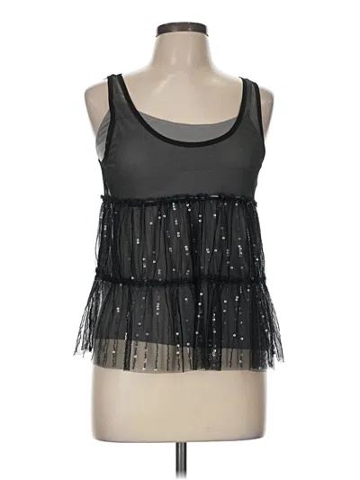 Pre-owned American Eagle Outfitters Tank Top Black Strapless Neckline Tops