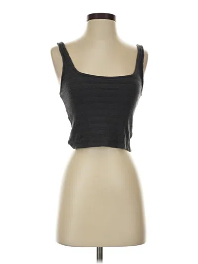 Pre-owned American Eagle Outfitters Tank Top Black Strapless Neckline Tops