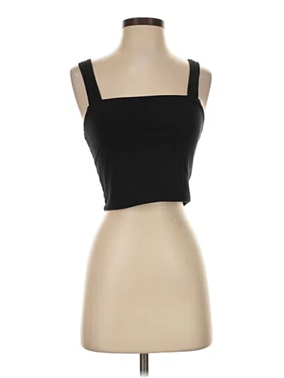 Pre-owned American Eagle Outfitters Tank Top Black Strapless Neckline Tops