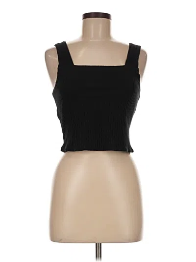 Pre-owned American Eagle Outfitters Tank Top Black Strapless Neckline Tops