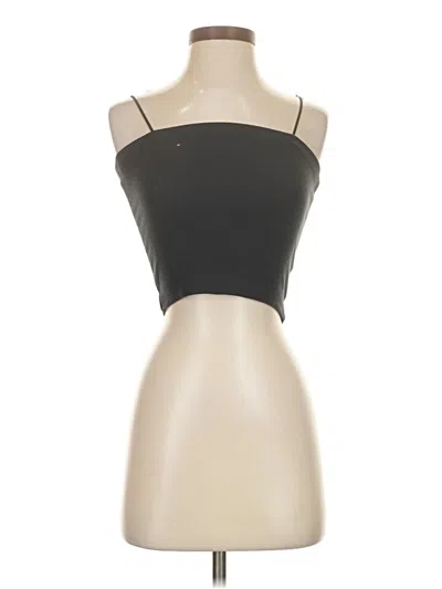 Pre-owned American Eagle Outfitters Tank Top Black Strapless Neckline Tops