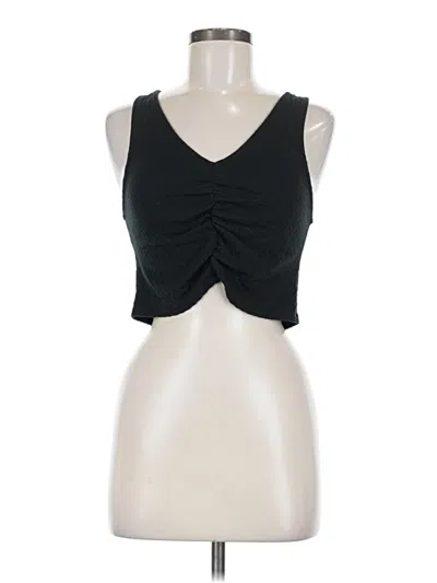 Pre-owned American Eagle Outfitters Tank Top Black Strapless Neckline Tops