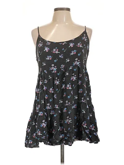 Pre-owned American Eagle Outfitters Tank Top Black Strapless Neckline Tops