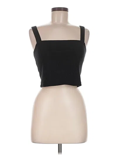 Pre-owned American Eagle Outfitters Tank Top Black Strapless Neckline Tops