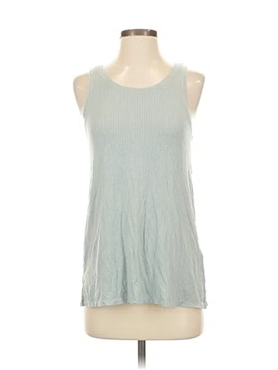 Pre-owned American Eagle Outfitters Tank Top Blue Halter Neckline Tops