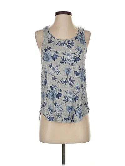 Pre-owned American Eagle Outfitters Tank Top Blue Halter Neckline Tops