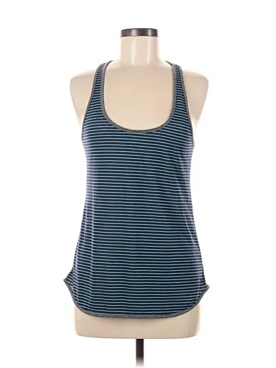 Pre-owned American Eagle Outfitters Tank Top Blue Halter Neckline Tops