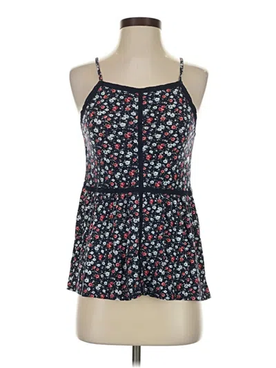 Pre-owned American Eagle Outfitters Tank Top Blue Halter Neckline Tops