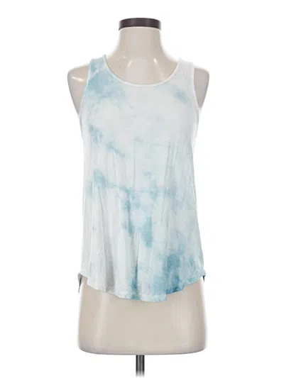 Pre-owned American Eagle Outfitters Tank Top Blue Halter Neckline Tops