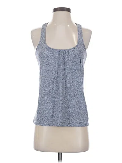 Pre-owned American Eagle Outfitters Tank Top Blue Halter Neckline Tops