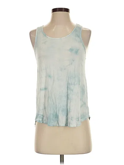 Pre-owned American Eagle Outfitters Tank Top Blue Halter Neckline Tops