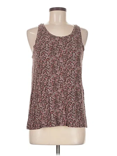 Pre-owned American Eagle Outfitters Tank Top Brown Halter Neckline Tops